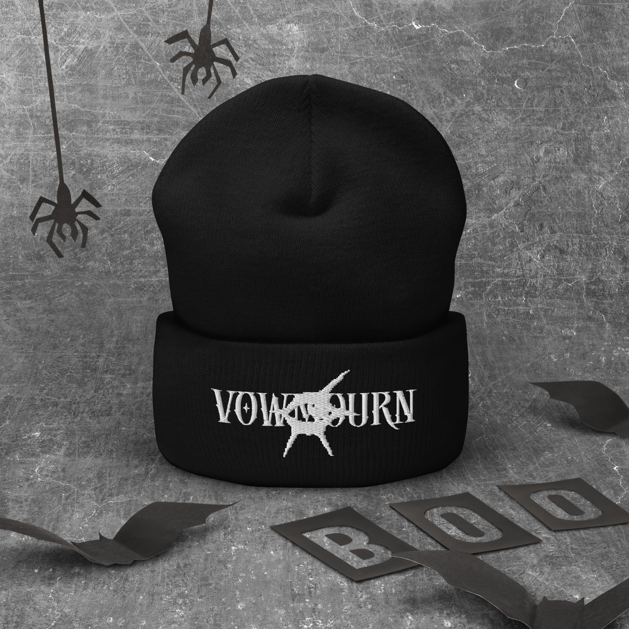 Vowmourn Beanie by Vowmourn, front view