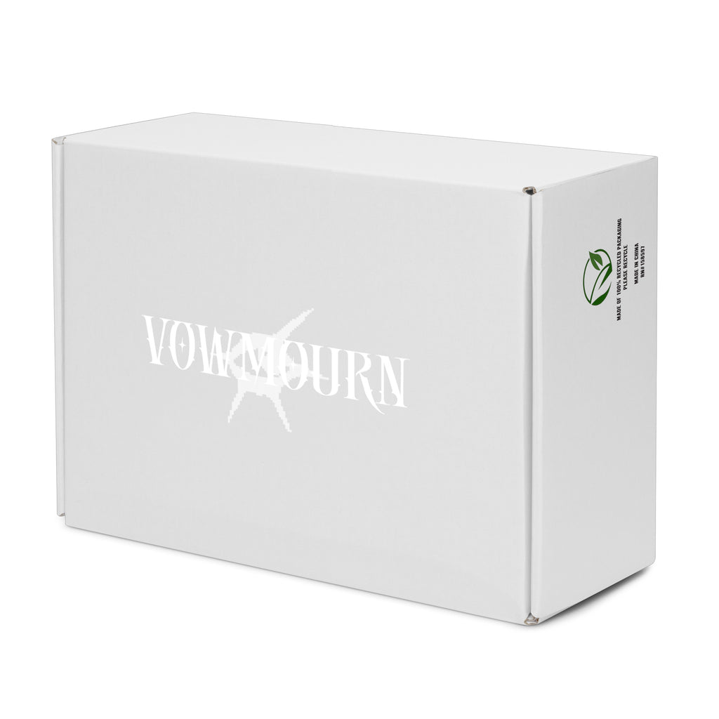 Eyes on You High Tops by Vowmourn, black branding detail
