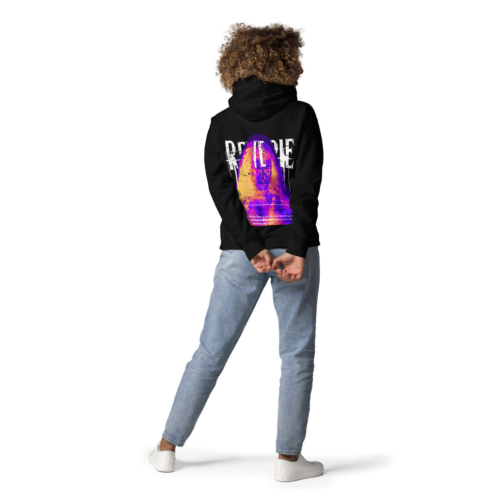 The Will to Live Hoodie by Vowmourn, back view